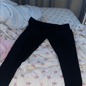 PINK Victoria's Secret Midnight Black Leggings